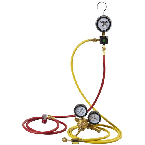 Ensemble pour test de fuite dazote pour climatisation automobile avec r&eacute;gulateur Rock Safety Industrial Ltd