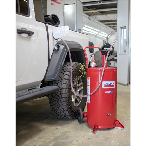 25-Gallon Steel Fuel Caddy with 2-Way Rotary Pump Rock Safety Industrial Ltd