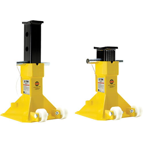 Cric EZ-Wheel, Tige verrouillable, Capacit&eacute; de 22 tonnes, 13-1/2" - 20" h Rock Safety Industrial Ltd