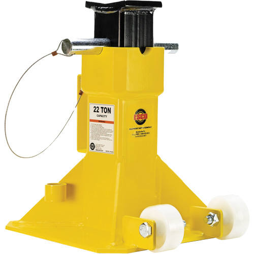 Cric EZ-Wheel, Tige verrouillable, Capacit&eacute; de 22 tonnes, 13-1/2" - 20" h Rock Safety Industrial Ltd