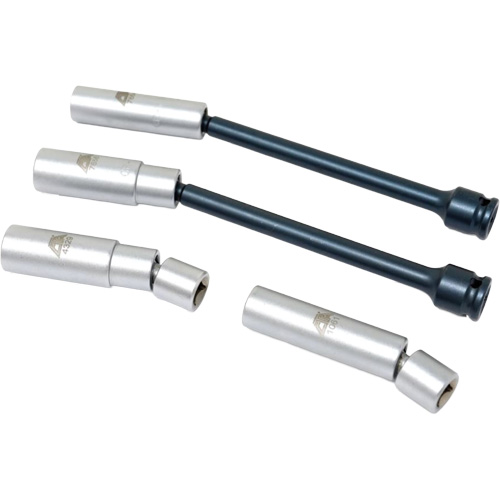 Jeu de douilles pivotantes pour bougie d'allumage Euro 4 mcx, Prise 3/8" Rock Safety Industrial Ltd