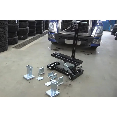 Cric de service de plancher, 14 tonne(s) Capacit&eacute;, 8-1/4" Abaiss&eacute;e, 20" &eacute;lev&eacute;e, Air comprim&eacute;/hydraulique Rock Safety Industrial Ltd