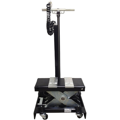 Low Profile Floor Service Jack, 12 Ton(s) Capacity, 7-1/2" Lowered, 15" Raised, Air Hydraulic Rock Safety Industrial Ltd