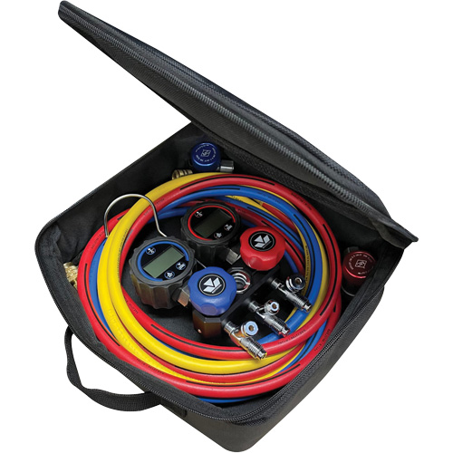 Jeu de manom&egrave;tres manifold compact Mini-Fold – S&eacute;rie noire Rock Safety Industrial Ltd