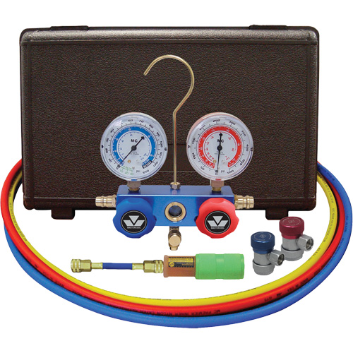 Jeu de manom&egrave;tres pour automobile avec mini-injecteur de colorant et coupleurs manuels Rock Safety Industrial Ltd