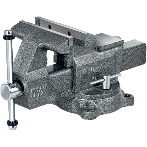 &eacute;tau professionnel d'atelier K65, Largeur des m&acirc;choires 6-1/2", Profondeur de la gorge 3-7/8", Base Pivotant Rock Safety Industrial Ltd