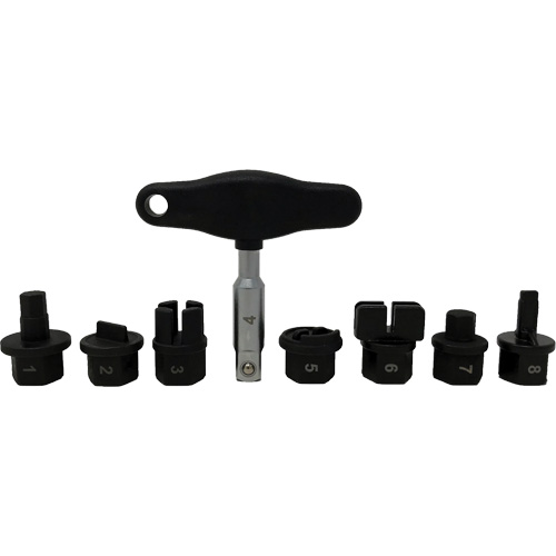 Trousse d'outils pour bouchons de vidange dhuile 8 morceaux Rock Safety Industrial Ltd