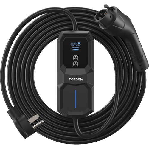 Fiche NEMA 6-50 portable PulseQ AC, 32 A, Niveau 2 CA, Connecteur Type 1 (SAE J1772) Rock Safety Industrial Ltd