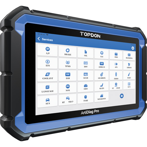 Outil de diagnostic ArtiDiag Pro 7" avec fonctions de service et commandes bidirectionnelles Rock Safety Industrial Ltd
