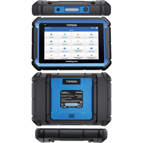Outil de diagnostic ArtiDiag Pro 7" avec fonctions de service et commandes bidirectionnelles Rock Safety Industrial Ltd