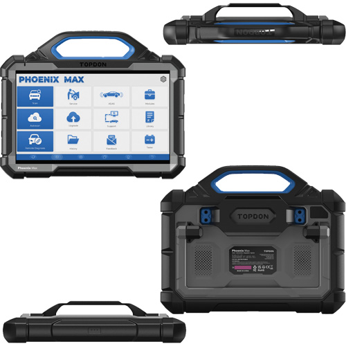 Outil de diagnostic de niveau OE Phoenix Max Basic de 13,3", station daccueil et programmation infonuagique Rock Safety Industrial Ltd
