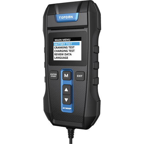 BT300P Battery, Charging & Cranking System Tester with Printer Rock Safety Industrial Ltd