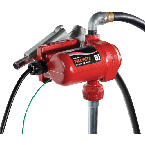12V DC Fuel Transfer Pump with Nozzle Rock Safety Industrial Ltd