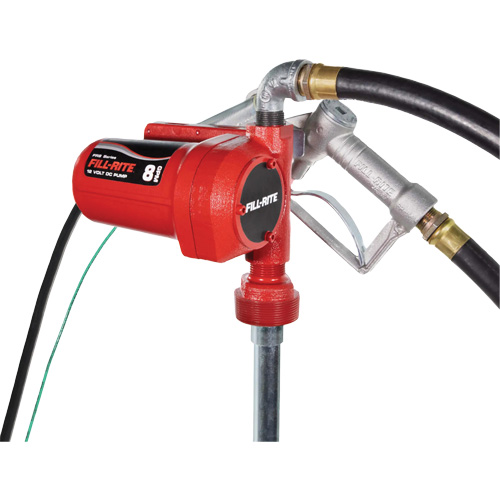 12V DC Fuel Transfer Pump with Nozzle Rock Safety Industrial Ltd