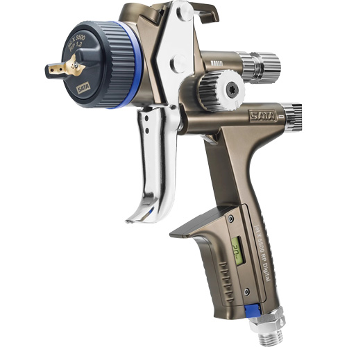 Pistolet de peinture de premi&egrave;re qualit&eacute; pour peinture automobile avec psi num&eacute;rique X5500 RP 1,3 O RPS D, Entr&eacute;e d'air 1/4" NPT, 10,24 pi³/min, Capacit&eacute; 0,6 L/0,9 L, 0,17 psi Rock Safety Industrial Ltd