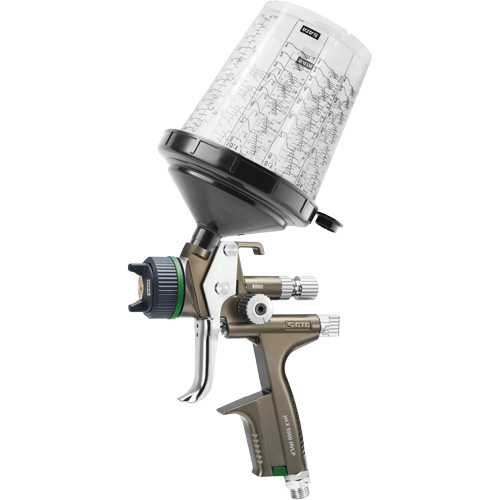 X5500 HVLP 1.4 O RPS D Premium Paint Spray Gun for Automotive Refinishing, 1/4" NPT Air Inlet, 15.19 CFM, 0.6 L/0.9 L Capacity, 0.17 PSI Rock Safety Industrial Ltd