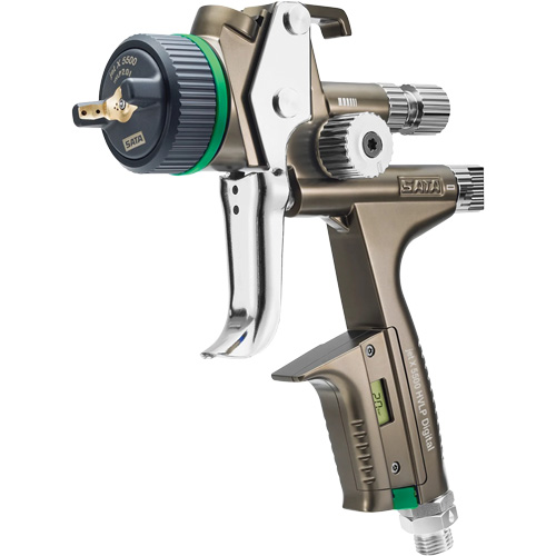 Pistolet de peinture de premi&egrave;re qualit&eacute; pour peinture automobile avec psi num&eacute;rique X5500 HVLP 1,2 I RPS D, Entr&eacute;e d'air 1/4" NPT, 15,19 pi³/min, Capacit&eacute; 0,6 L/0,9 L, 0,17 psi Rock Safety Industrial Ltd