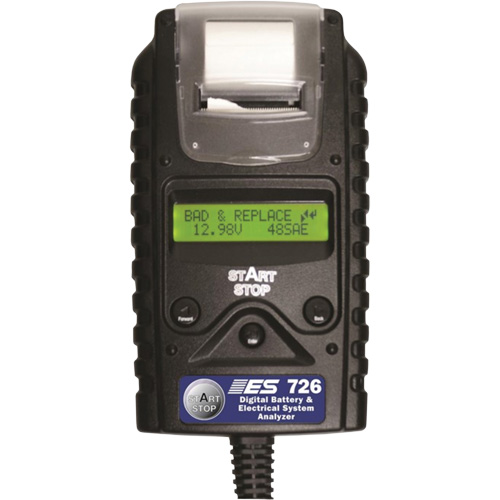 Analyseur num&eacute;rique de batterie et de syst&egrave;me &eacute;lectrique avec imprimante Rock Safety Industrial Ltd