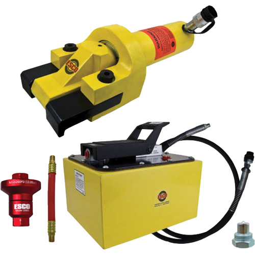 Giant Tire Bead Breaker Kit with 2 Gallon Hydraulic Pump Rock Safety Industrial Ltd
