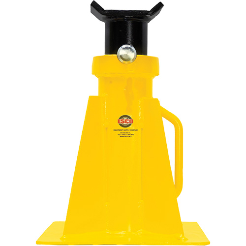 Pin Style Jack Stand, Locking Pin, 25 tons Capacity, 15-3/4" - 26-3/4" H Rock Safety Industrial Ltd