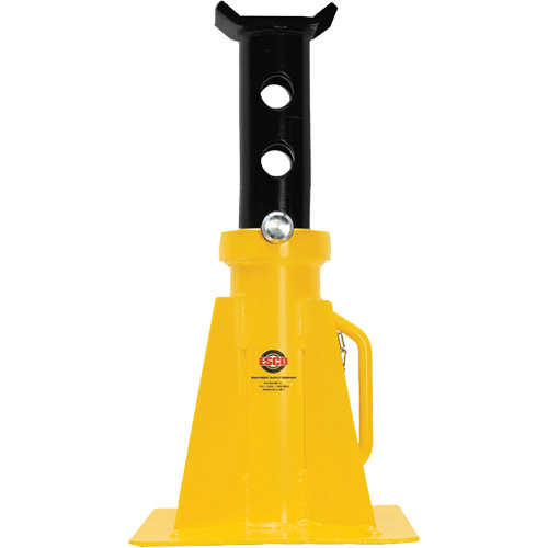 Pin Style Jack Stand, Locking Pin, 25 tons Capacity, 15-3/4" - 26-3/4" H Rock Safety Industrial Ltd