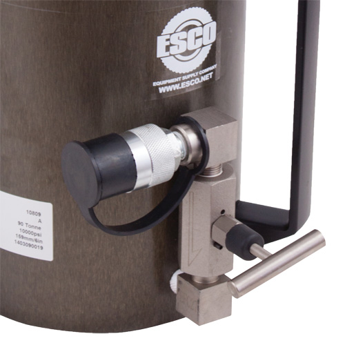 Cric de s&eacute;curit&eacute;, Col verrouillable, Capacit&eacute; de 100 tonnes, 13-37/100" - 19-3/5" h Rock Safety Industrial Ltd