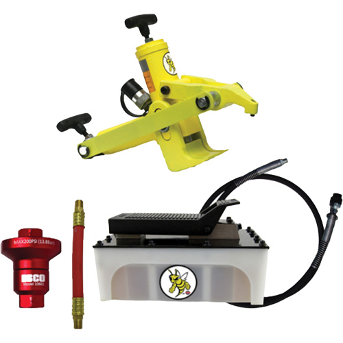 Ensemble de brise-talon de style combin&eacute; Yellow Jackit Rock Safety Industrial Ltd