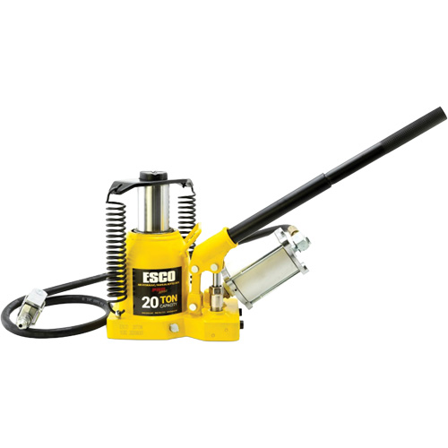 Cric bouteille de s&eacute;rie Pro "Shorty", 20 tonne(s), Air comprim&eacute;/hydraulique, 12-5/8" Hauteur &eacute;lev&eacute;e Rock Safety Industrial Ltd