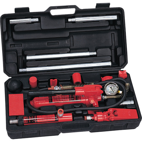 Trousse de r&eacute;paration pour collision et entretien, capacit&eacute; 4 tonnes, avec adaptateurs forg&eacute;s Rock Safety Industrial Ltd