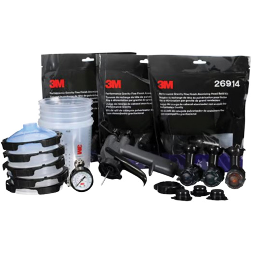 Syst&egrave;me de pistolet pulv&eacute;risateur Performance pour finition fine avec godets PPS, 13 pi³/min, 29 psi Rock Safety Industrial Ltd