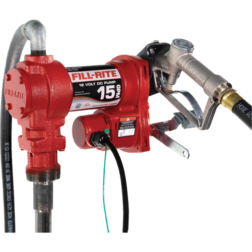 Pompe de transfert de carburant 12 V CC avec pistolet Rock Safety Industrial Ltd