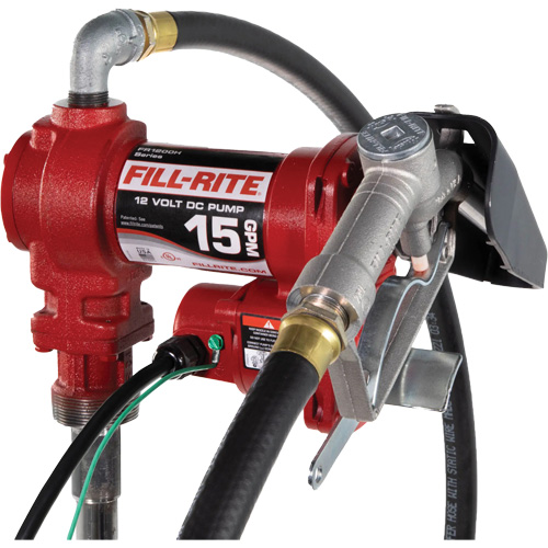 Pompe de transfert de carburant 12 V CC avec pistolet Rock Safety Industrial Ltd