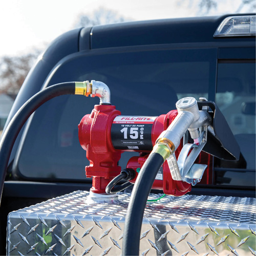 Pompe de transfert de carburant 12 V CC avec pistolet Rock Safety Industrial Ltd