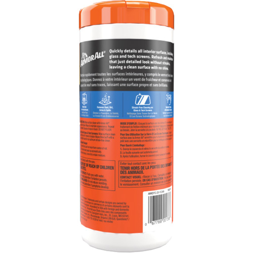 Lingettes nettoyantes pour int&eacute;rieur de voiture Rock Safety Industrial Ltd