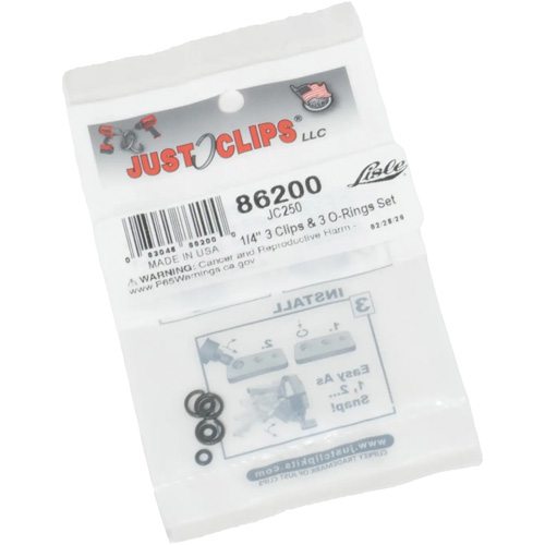 1/4" Clips & O-Rings Set Rock Safety Industrial Ltd