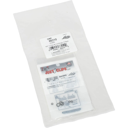 1/4" Clips & O-Rings Set - Bulk Rock Safety Industrial Ltd