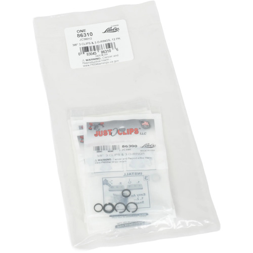 3/8" Clips & O-Rings Set - Bulk Rock Safety Industrial Ltd