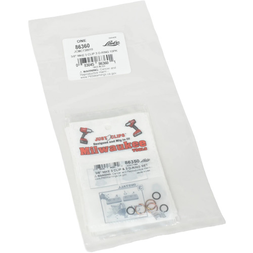 3/8" Clips & O-Rings Set for Milwaukee - Bulk Rock Safety Industrial Ltd