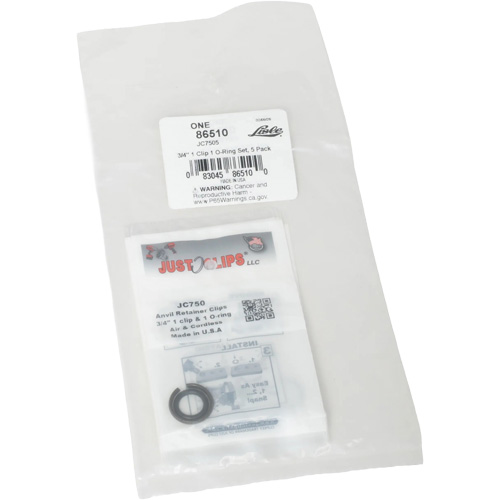 3/4" Clips & O-Rings Set - Bulk Rock Safety Industrial Ltd