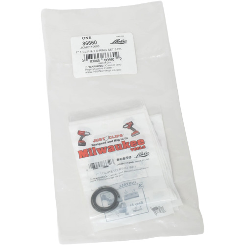 1" Clips & O-Rings Set for Milwaukee - Bulk Rock Safety Industrial Ltd