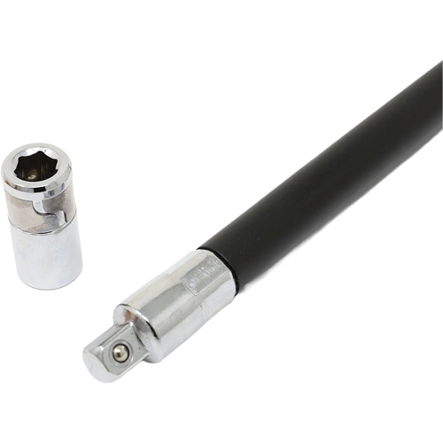 Tournevis flexible extra-long avec adaptateur carr&eacute; 1/4" x hexagonal 1/4" Rock Safety Industrial Ltd