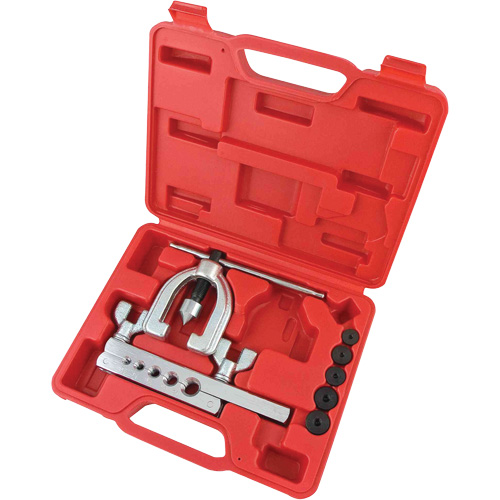 Trousse d'outils d'&eacute;vasement double SAE de 7 morceaux avec coffret moul&eacute; par soufflage Rock Safety Industrial Ltd