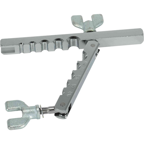 Trousse d'outils d'&eacute;vasement double SAE de 7 morceaux avec coffret moul&eacute; par soufflage Rock Safety Industrial Ltd
