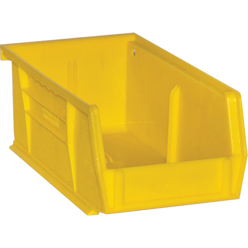Hook-On Bins, 4" W x 3" H x 7" D, Yellow, 10 lbs. Capacity Rock Safety Industrial Ltd