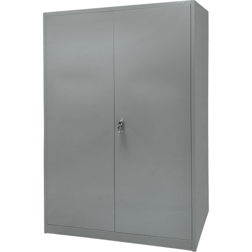 Storage Cabinet, Steel, 4 Shelves, 78" H x 48" W x 24" D, Grey Rock Safety Industrial Ltd