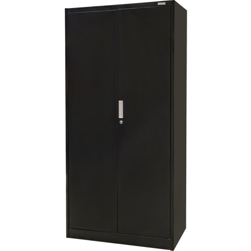 Armoire de rangement Hi-Boy, Acier, 4 Tablettes, 72" h x 36" la x 18" P, Noir Rock Safety Industrial Ltd
