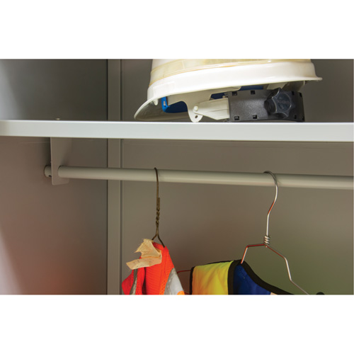 Armoire garde-robe, Acier, 36" la x 18" p x 72" h, Gris Rock Safety Industrial Ltd