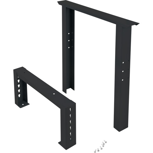 Pattes d'&eacute;tabli pour service industriel, Acier, 24" p x 34" h, Simple Rock Safety Industrial Ltd