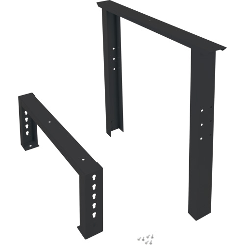 Pattes d'&eacute;tabli pour service industriel, Acier, 30" p x 34" h, Simple Rock Safety Industrial Ltd