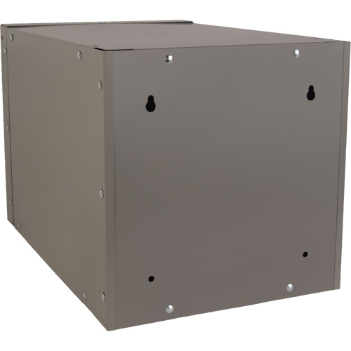 Casier cubique empilable, 12" x 18" x 12", Acier, Gris, D&eacute;mont&eacute; Rock Safety Industrial Ltd